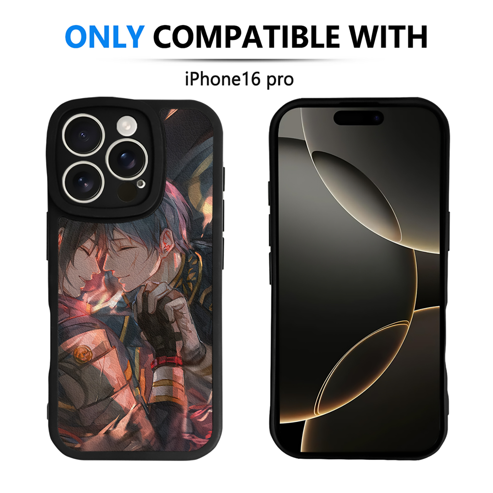 （画像用） 刀剣乱舞 Touken Ranbu 【iPhone 16シリーズ対応】シリコンスマホケース（レザー調） 材質：シリコン